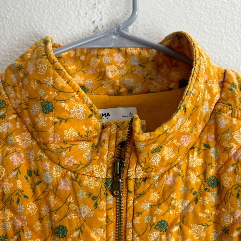 Sonoma Good for Life Floral Vintage Quilted Jacket Womens Size XL - Picture 3 of 9